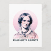 Charlotte Bronte Pink Richmond Portrait Postkarte (Vorderseite)