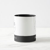 Charlotte Bronte Portrait and Quote Tasse (Zentrum)