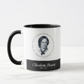 Charlotte Bronte Portrait and Quote Tasse (Links)
