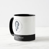 Charlotte Bronte Portrait and Quote Tasse (Vorderseite Links)