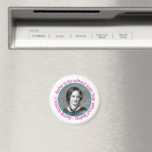 Charlotte Bronte Portrait mit Zitat Magnet (In Situ (Geschirrspüler))