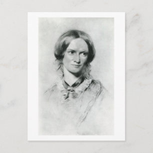 Charlotte Brontë Portrait von George Richmond Postkarte