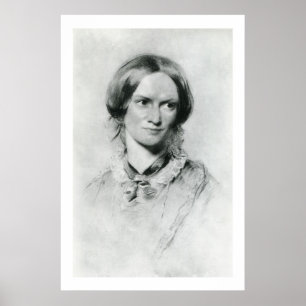 Charlotte Brontë-Porträt von George Richmond Poster