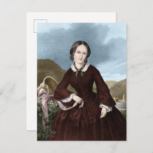 Charlotte Bronte Postkarte (Vorne/Hinten)