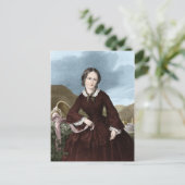 Charlotte Bronte Postkarte (Stehend Vorderseite)