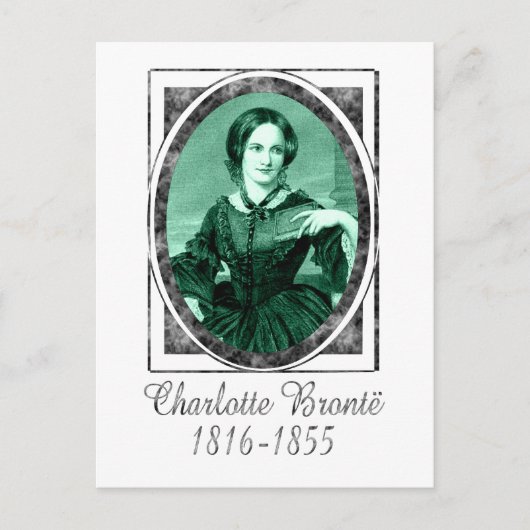 Charlotte Brontë Postkarte (Vorderseite)