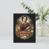 Charlotte Brontë Postkarte (Stehend Vorderseite)