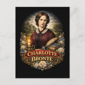 Charlotte Brontë Postkarte (Vorderseite)