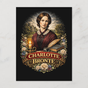 Charlotte Brontë Postkarte