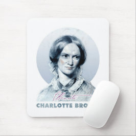 Charlotte Bronte Richmond Portrait Mousepad