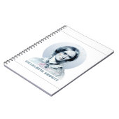 Charlotte Bronte Richmond Portrait Notizblock (Linke Seite)