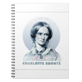 Charlotte Bronte Richmond Portrait Notizblock