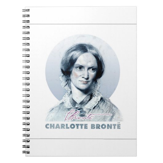 Charlotte Bronte Richmond Portrait Notizblock (Vorderseite)