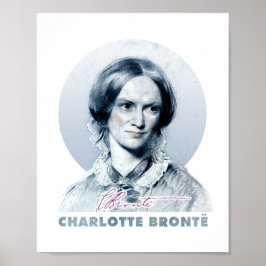 Charlotte Bronte Richmond Portrait Poster