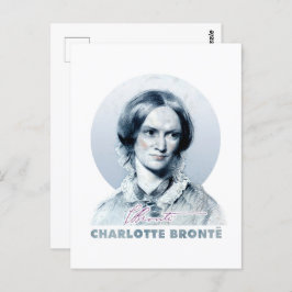 Charlotte Bronte Richmond Portrait Postkarte