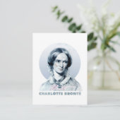 Charlotte Bronte Richmond Portrait Postkarte (Stehend Vorderseite)