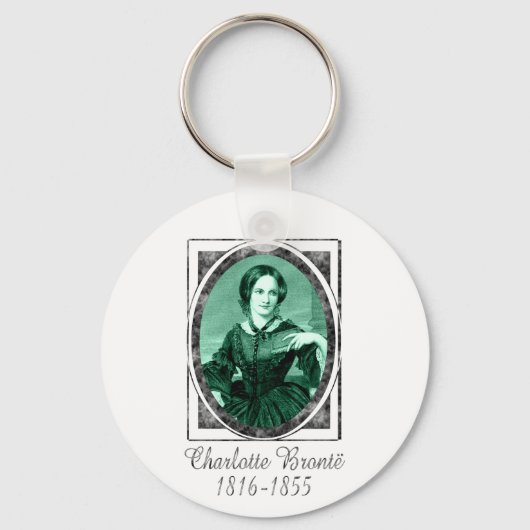 Charlotte Brontë Schlüsselanhänger (Vorderseite)