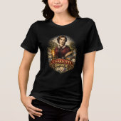 Charlotte Brontë Tri-Blend Shirt (Vorderseite)