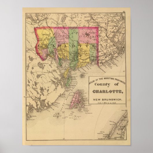 Charlotte Co., NB Poster (Vorne)