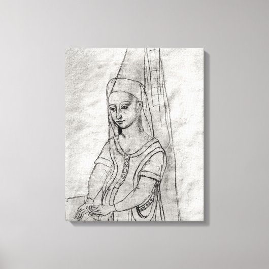 Charlotte de Savoie Leinwanddruck (Vorderseite)