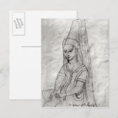 Charlotte de Savoie Postkarte (Vorne/Hinten)