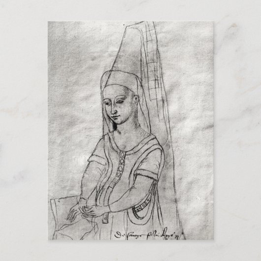 Charlotte de Savoie Postkarte (Vorderseite)
