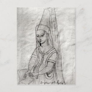 Charlotte de Savoie Postkarte