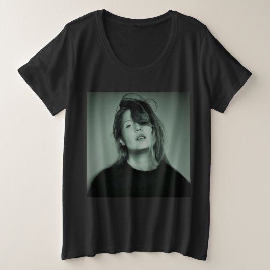 Charlotte de witte große größe T-Shirt (Design vorne)