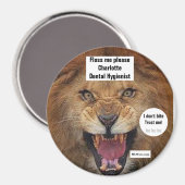 Charlotte Dental Hygienic Magnet (Vorderseite/Rückseite)