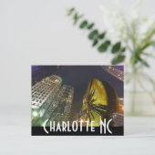 Charlotte Downtown Postkarte (Stehend Vorderseite)