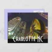 Charlotte Downtown Postkarte (Vorne/Hinten)