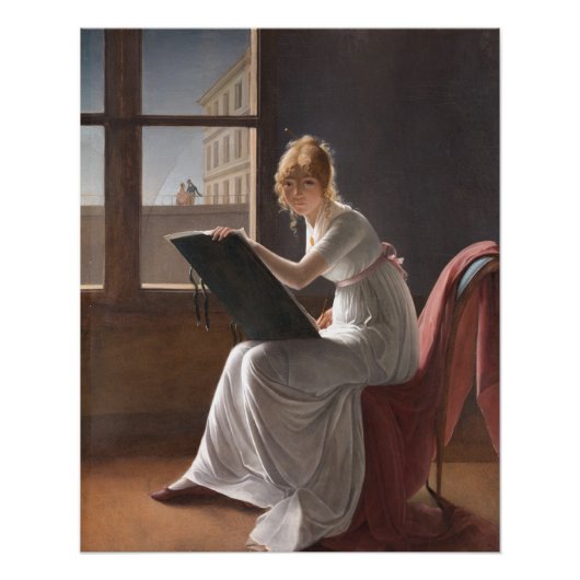 Charlotte du Val d'Ognes von Marie Denise Villers Poster (Vorderseite)