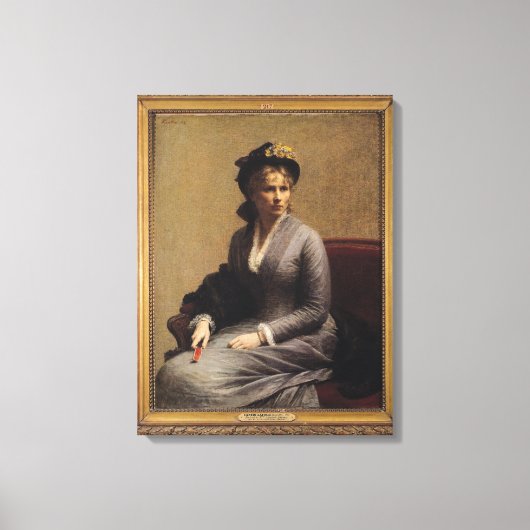 Charlotte Dubourg 1882 Leinwanddruck (Vorderseite)
