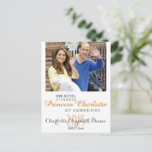 Charlotte Elizabeth Diana - British Will Kate Postkarte (Stehend Vorderseite)