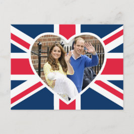Charlotte Elizabeth Diana - British Will Kate Postkarte