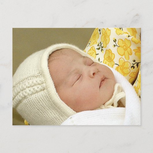 Charlotte Elizabeth Diana - British Will Kate Postkarte (Vorderseite)