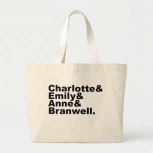 Charlotte Emily Anne Branwell Bronte-Geschwister Jumbo Stoffbeutel