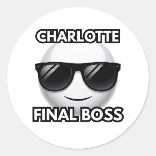 Charlotte Endboss Cool Emoji Sticker