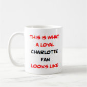 charlotte fan, loyal kaffeetasse (Links)