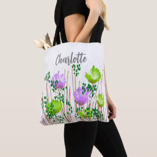 Charlotte Floral Monogram Tasche