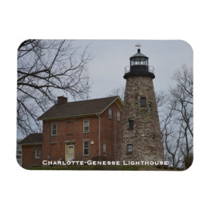 Charlotte-Genesee Leuchtturm u. Wächter-Haus Magnet