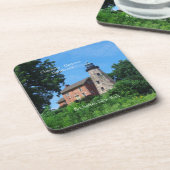 Charlotte - Genesee Lighthouse 6 Untersetzer aus K (Linke Seite)