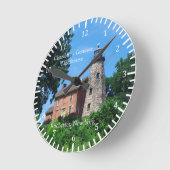 Charlotte - Genesee Lighthouse clock Runde Wanduhr (Winkel)