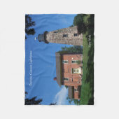 Charlotte Genesee Lighthouse Fleece Decke (Vorderseite)