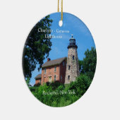 Charlotte Genesee Lighthouse Keramik Ornament (Rechts)