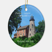 Charlotte Genesee Lighthouse Keramik Ornament (Links)