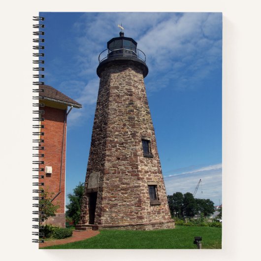 Charlotte Genessee Lighthouse Notebook Notizblock (Vorderseite)