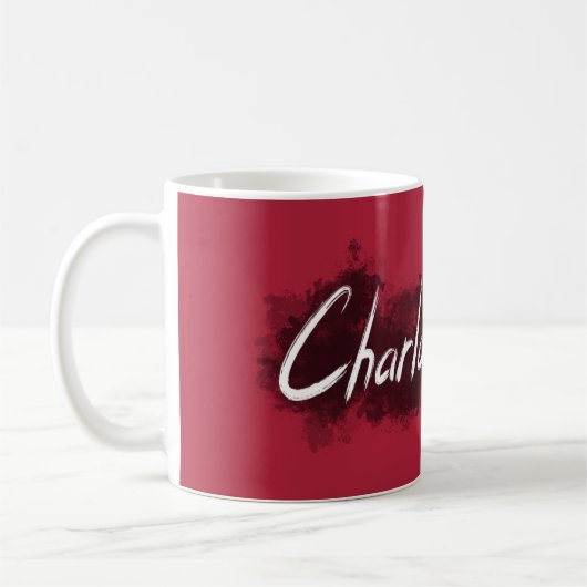 Charlotte-Geschenk Ihr Name auf Tasse, bestes Kaffeetasse (Links)