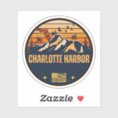 Charlotte Harbour, Florida Aufkleber (Blatt)