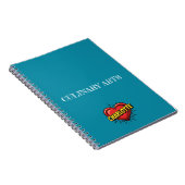 Charlotte Herz Blau Notizblock (Rechte Seite)